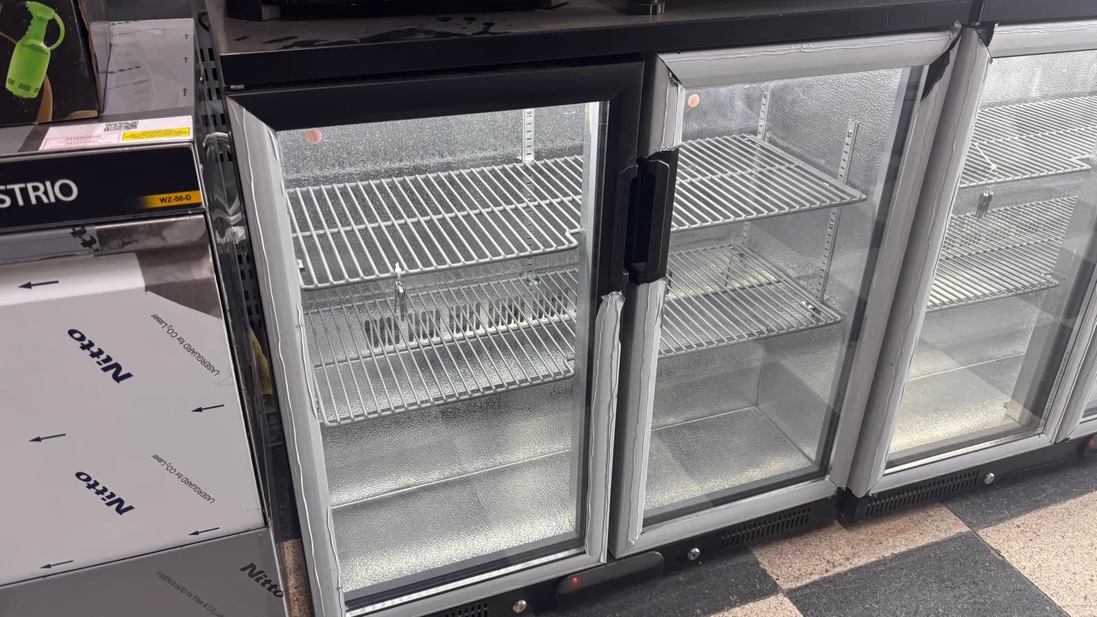 İKİ KAPILI BOYALI METAL ŞİŞE SOĞUTUCU BACK BAR N'DUSTRIO