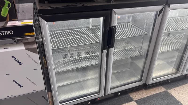 İKİ KAPILI BOYALI METAL ŞİŞE SOĞUTUCU BACK BAR N'DUSTRIO