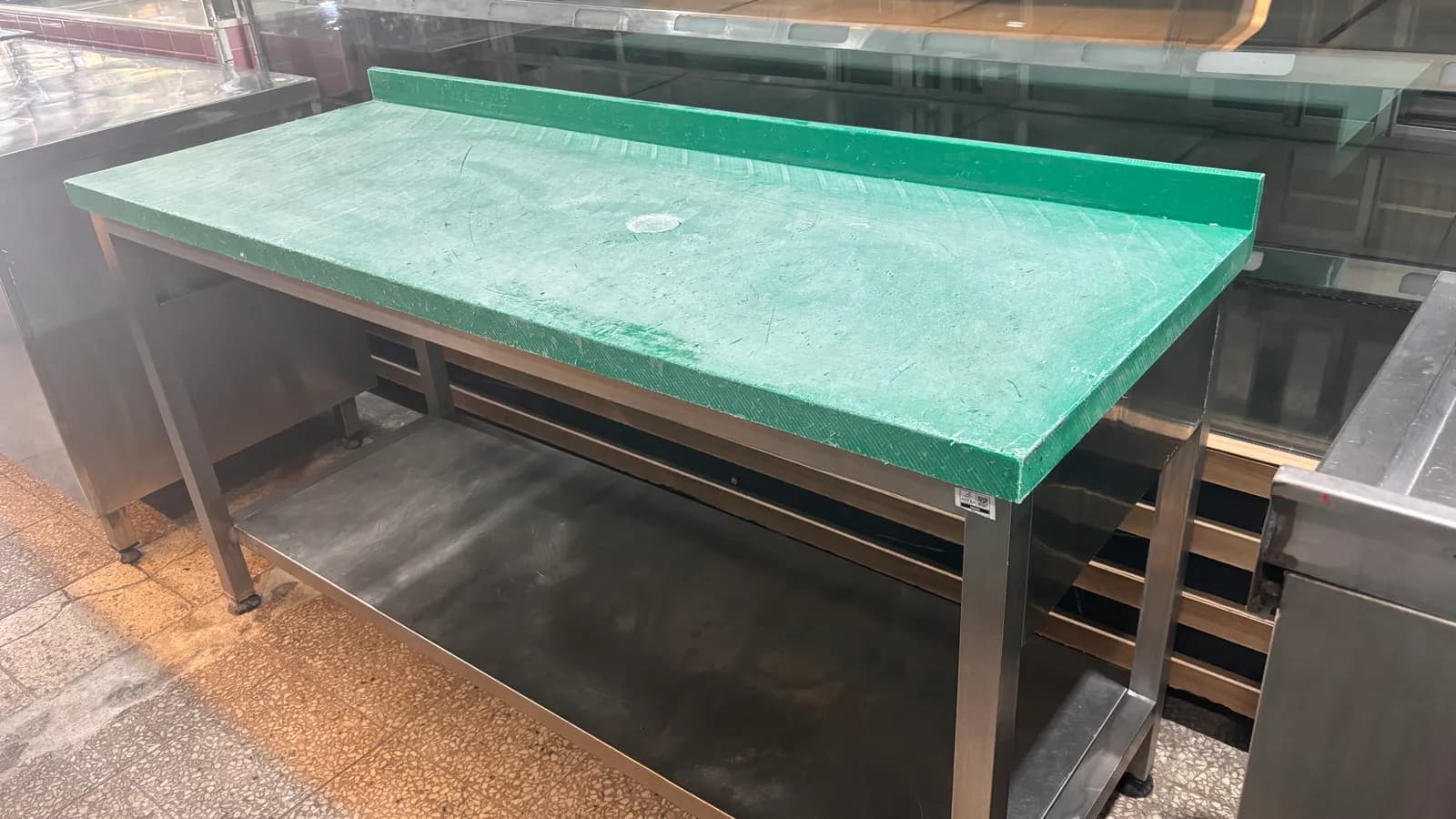 160 CM TABAN RAFLI SABİT DOĞRAMA TAHTALI TEZGAH