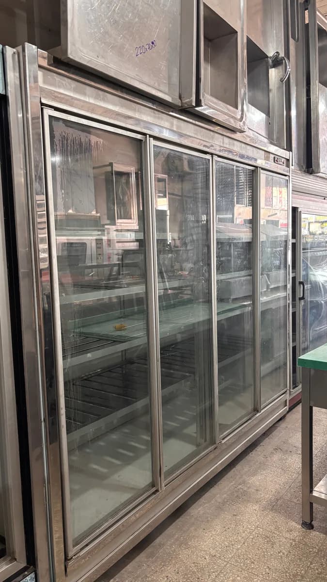 230 CM ÇATMA KAPAKLI SOĞUTUCU SÜTLÜK MARKET DOLABI