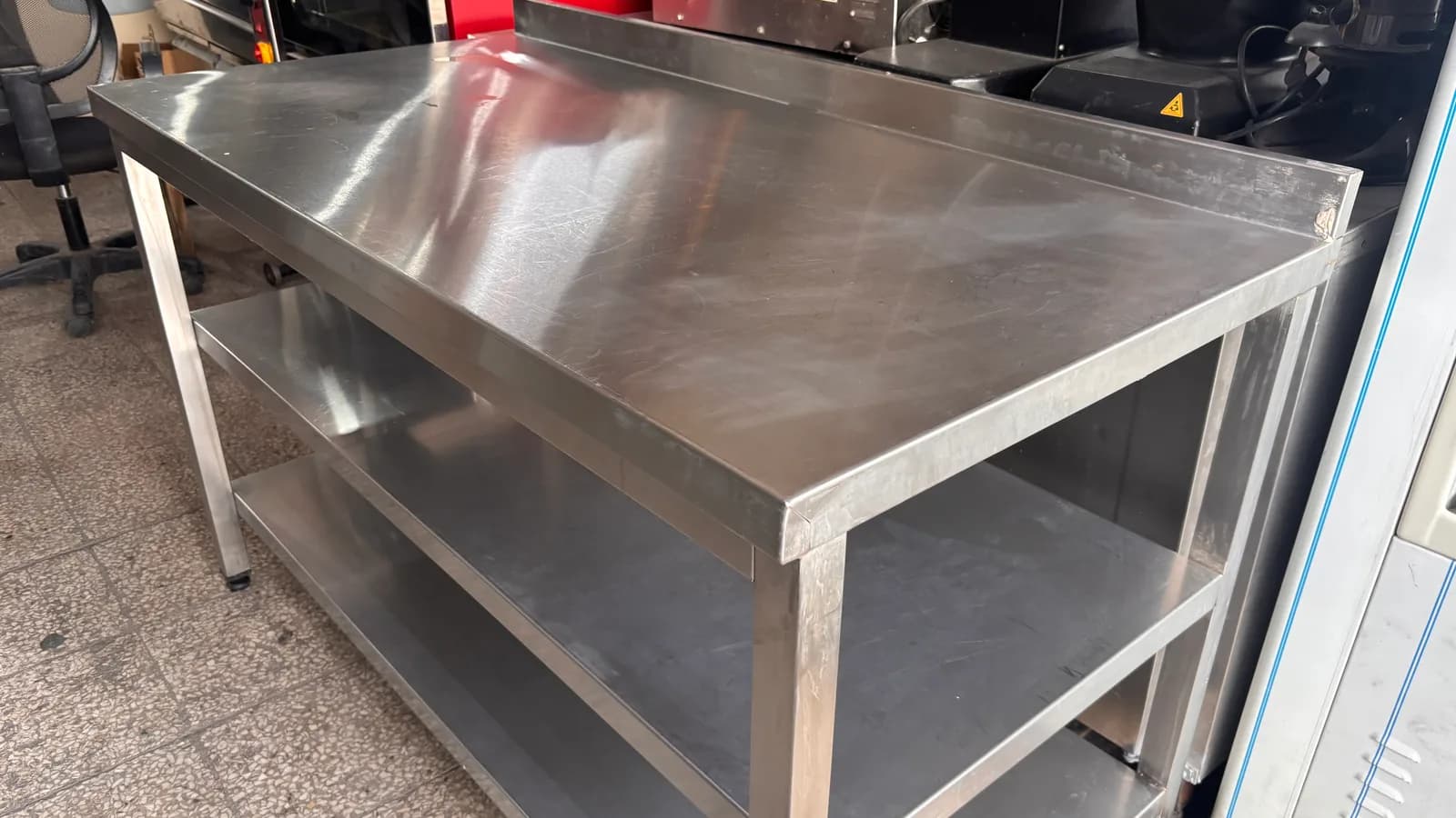 140 CM 304 KROM ARA RAFLI TEZGAH