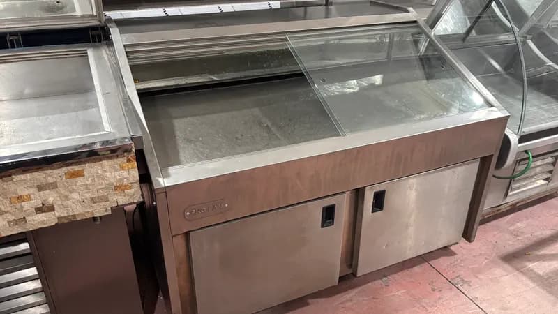150 CM DEPOLU AYNALI TEŞHİR BALIK DOLABI