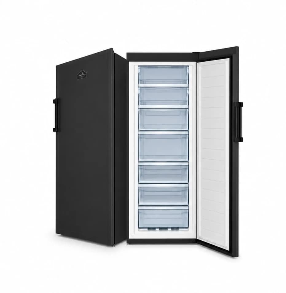 Senox 7301 NF Fanlı 7 Çekmeceli Derin Dondurucu, Siyah