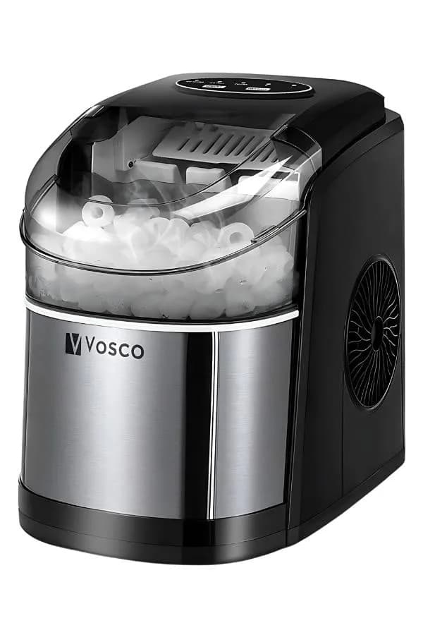Vosco Set Üstü Buz Makinesi 12 Kg Siyah