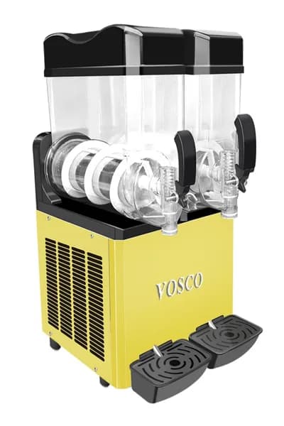 Vosco Buzlaş Makinası 15+15 Lt Çift Hazneli Sarı