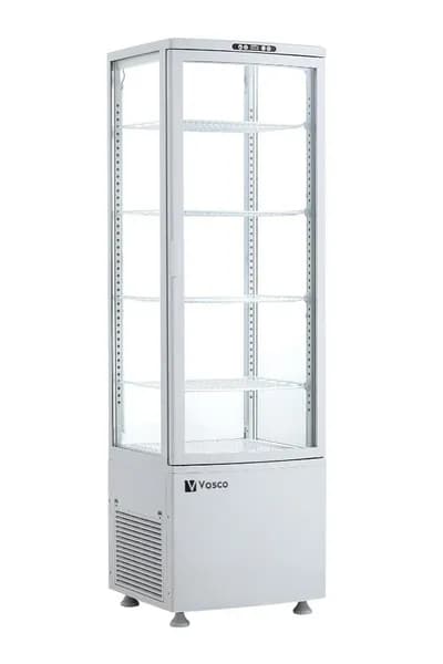 Vosco 235L Dikey Soğutmalı Teşhir Dolabı (Beyaz)