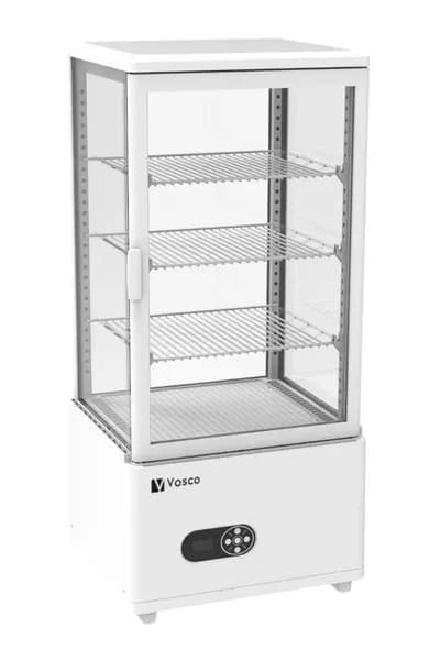 Vosco 78L Dikey Soğutmalı Teşhir Dolabı (Beyaz)