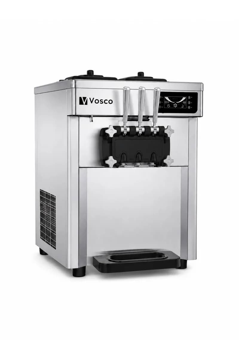 Vosco VD-520S-PRO Üç Kollu Set Üstü Soft Dondurma Makinesi