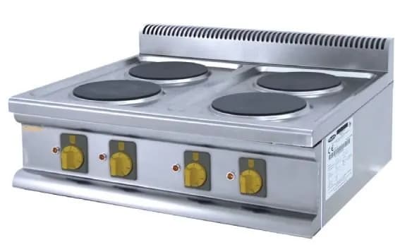 LEC-7020 Set Üstü Elektrikli Ocak, Dört Pleytli