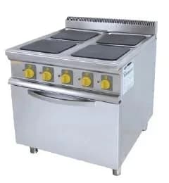 MER-920 Elektrikli Kuzine Dört Kare Pleyt + 1 Fırın