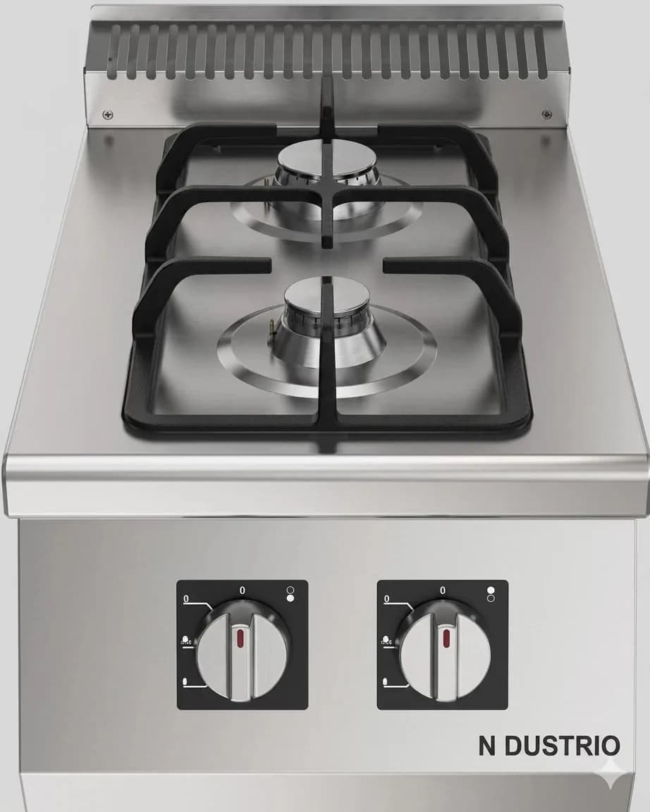 EGC-6010 2 Brülörlü Gazlı Ocak