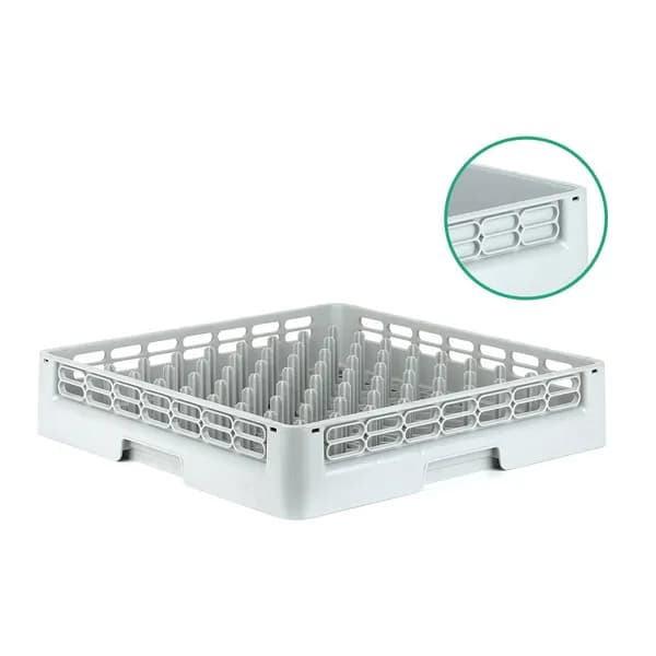 Bulaşık Sepeti Tabak Açık 50x50 Gri