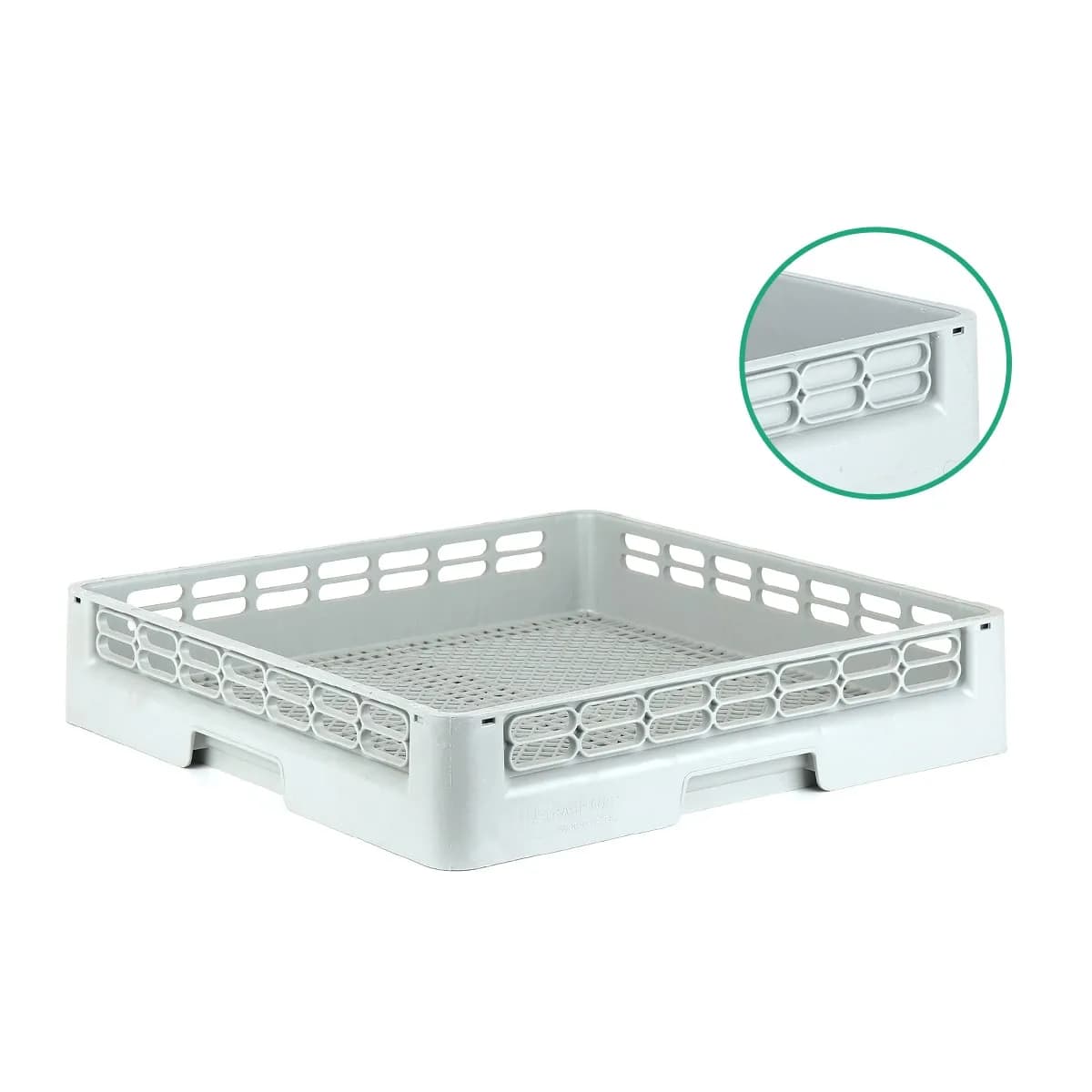 Bulaşık Sepeti Kaşık Çatal Açık 50x50 Gri