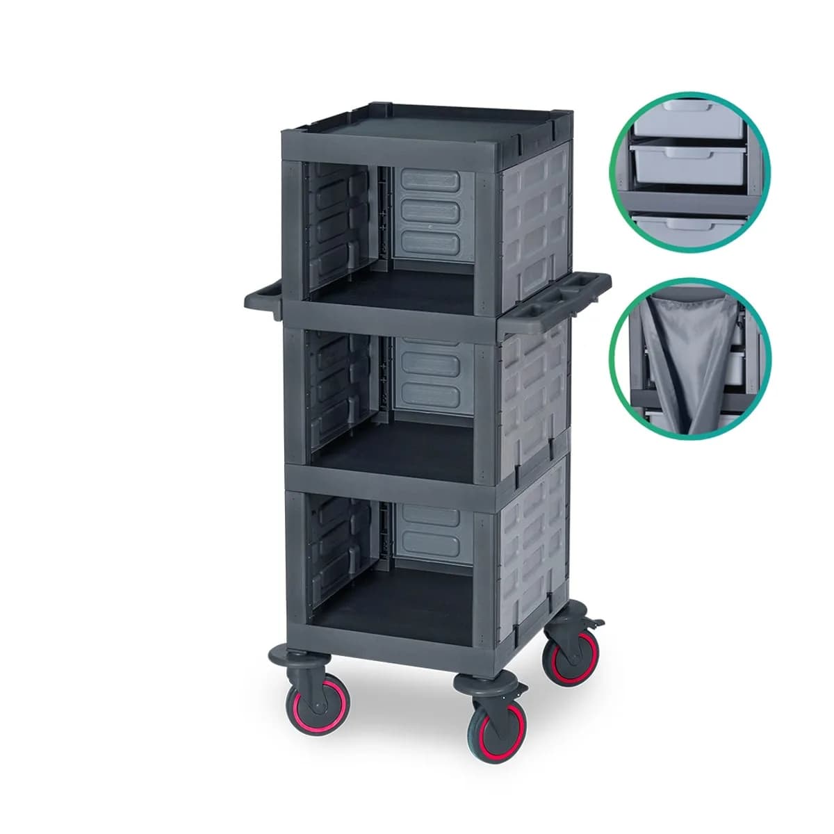 Pro Plus 221 Plastik Servis Arabası