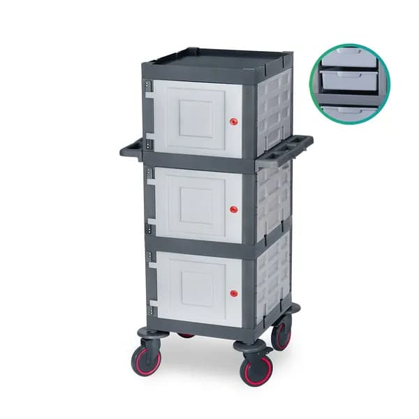 Pro Plus 222 Plastik Servis Arabası