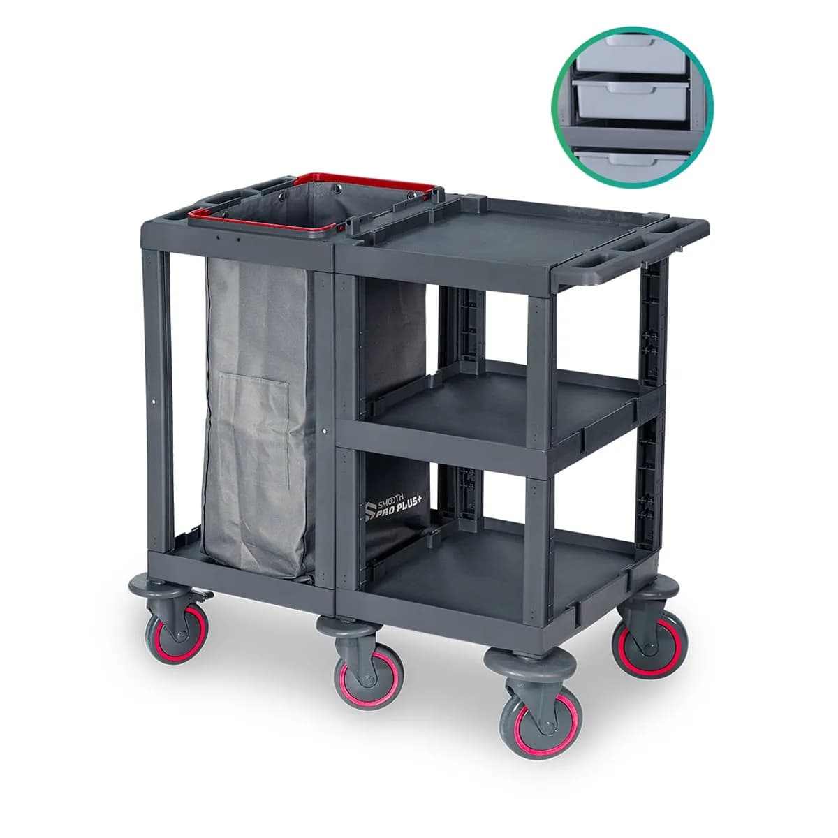 Pro Plus 260 Plastik Servis Arabası