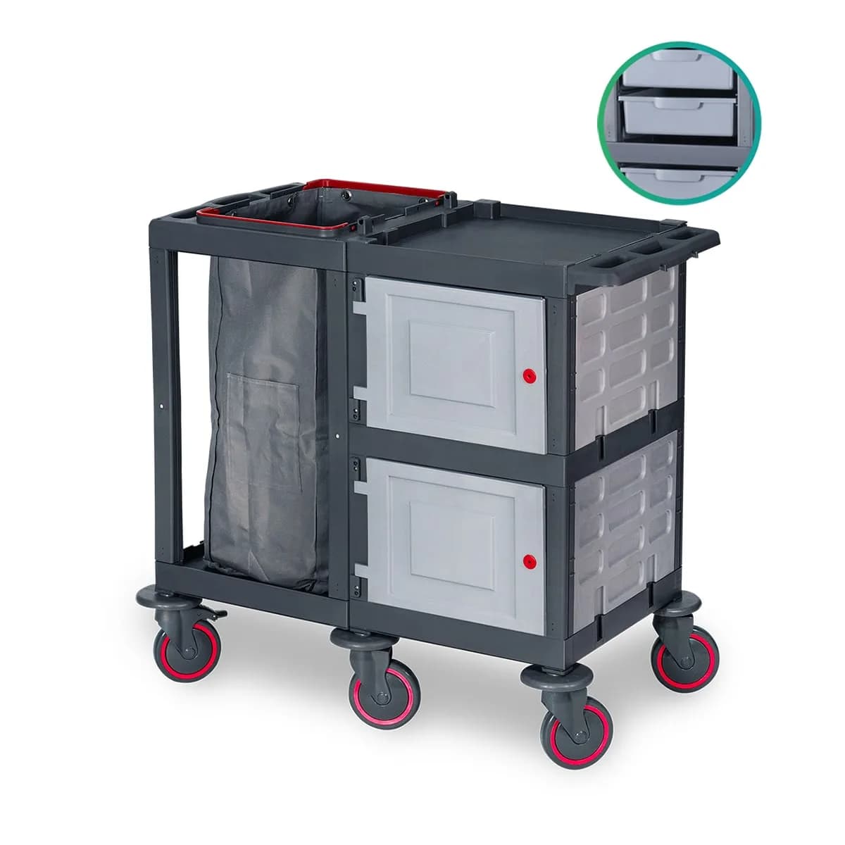 Pro Plus 262 Plastik Servis Arabası