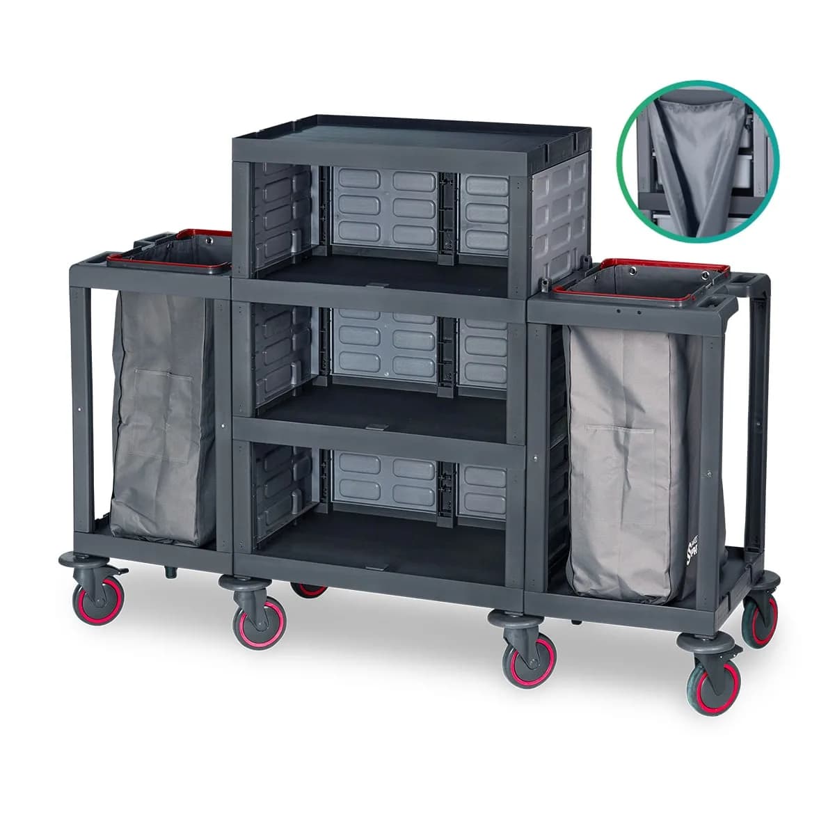 Pro Plus 411 Plastik Servis Arabası