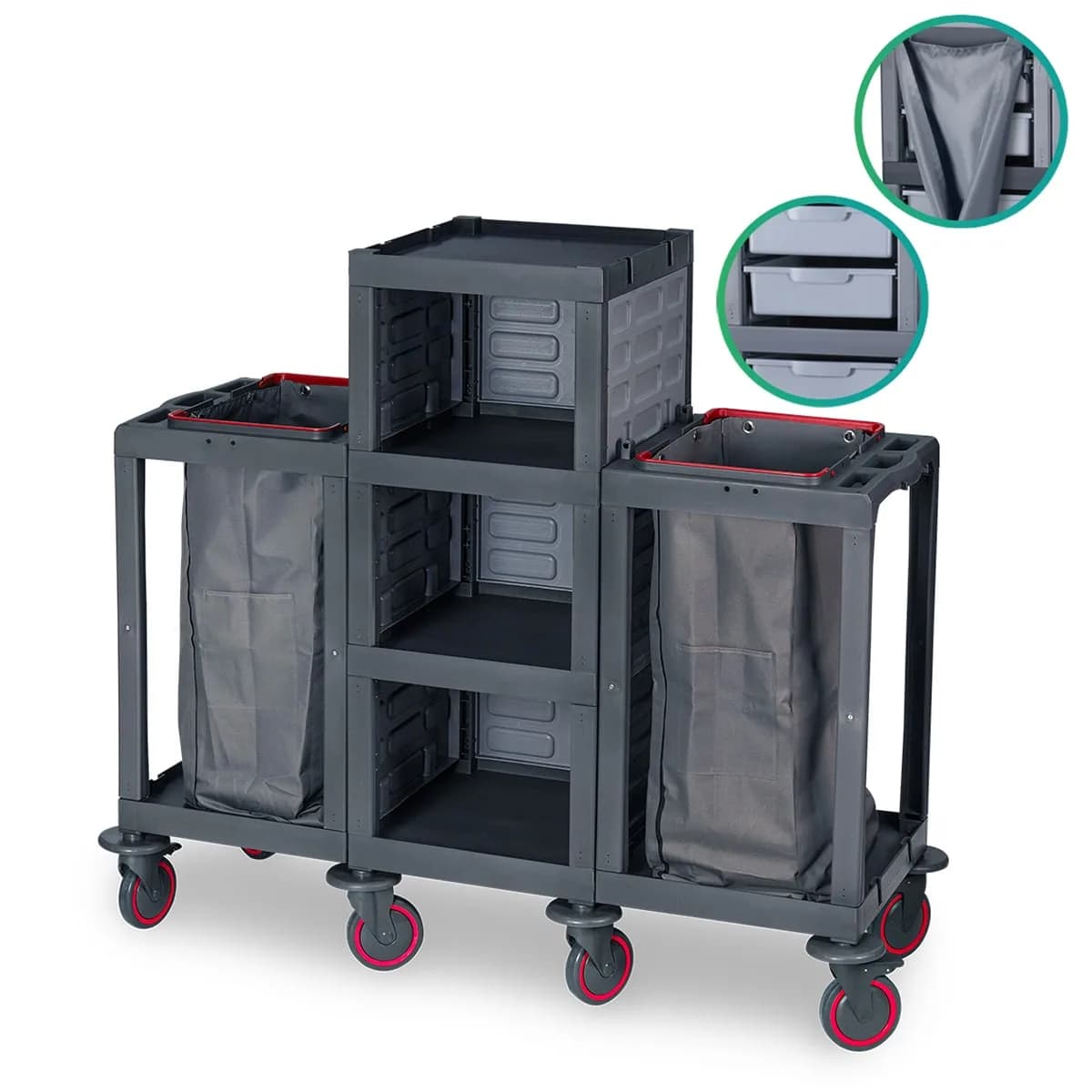 Pro Plus 425 Plastik Servis Arabası