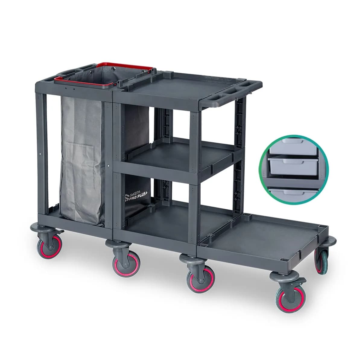 Pro Plus 610 Plastik Servis Arabası