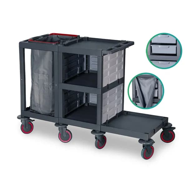 Pro Plus 612 Plastik Servis Arabası