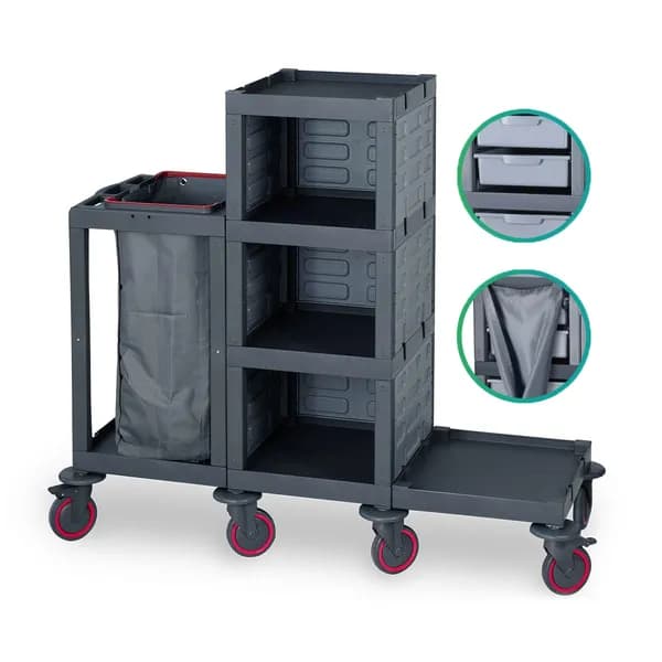 Pro Plus 602 Plastik Servis Arabası