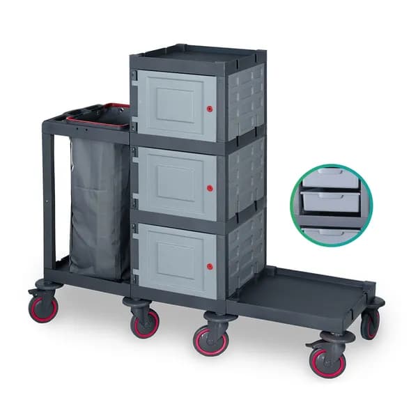 Pro Plus 604 Plastik Servis Arabası