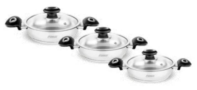 Büyük Siyah 6 Parça Omlet Set