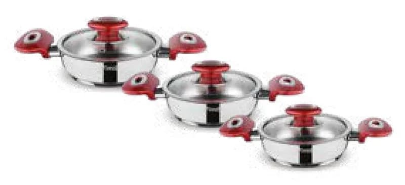 Büyük Kırmızı 6 Parça Omlet Set