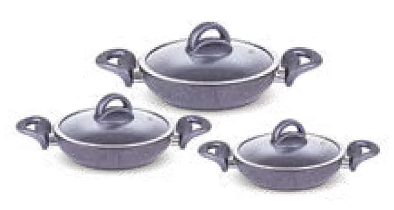 Galaxy 6 Parça Granit Omlet Set 18 cm - 20 cm - 22 cm