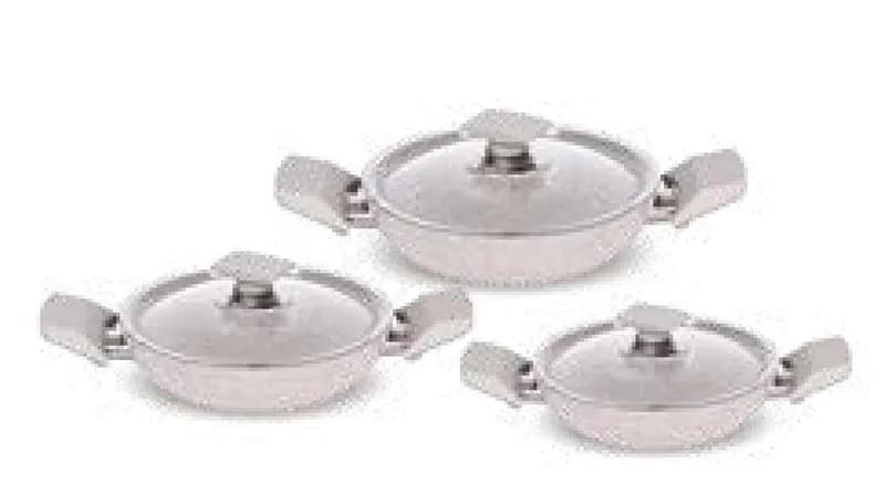 Safir 6 Parça Granit Omlet Set 18 cm - 20 cm - 22 cm