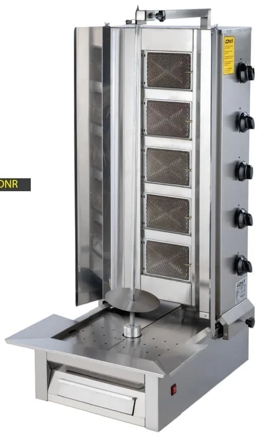Alttan Motorlu Döner Ocağı 5 Radyanlı Gazlı