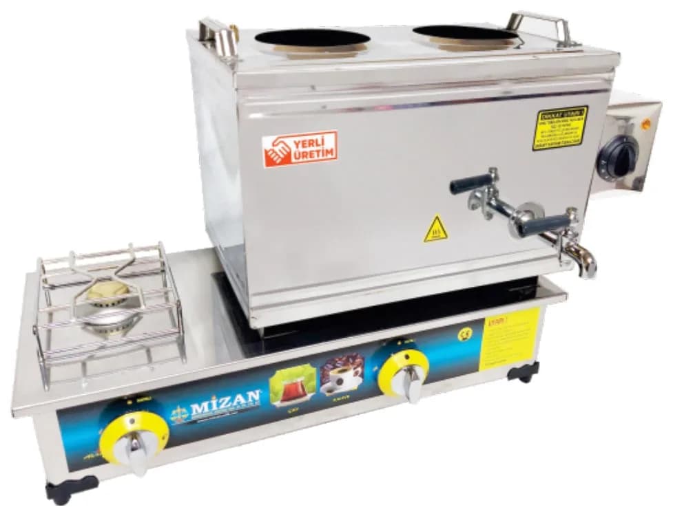 430 Çift Tabanlı Vidalı LPG / CNG + Elektrikli Çay Kahve Seti 25'lik MÇ 403
