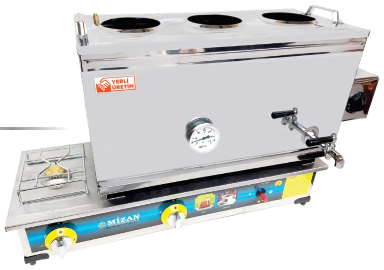 430 Çift Tabanlı Vidalı LPG / CNG + Elektrikli Çay Kahve Seti 60'lık MÇ 401
