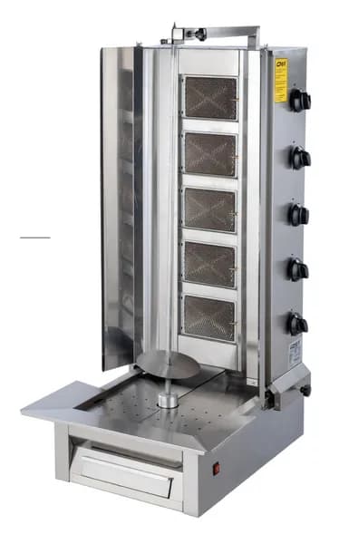 Alttan Motorlu Döner Ocağı 5 Radyanlı Gazlı