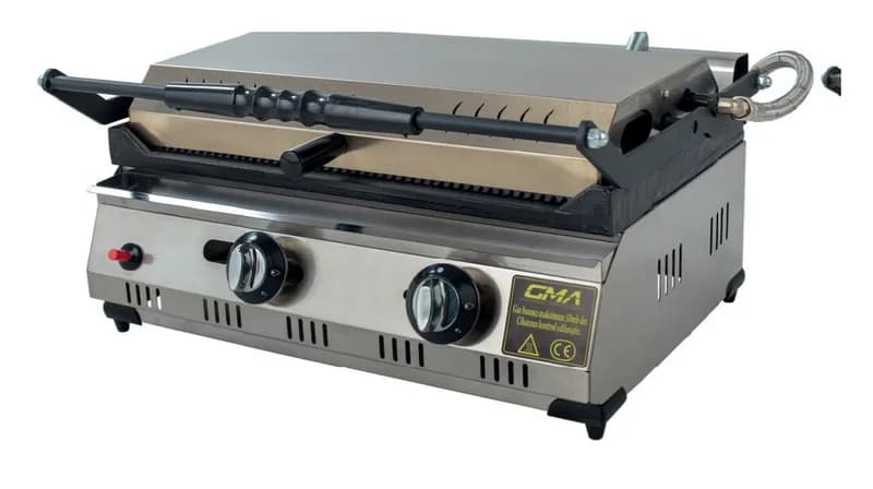 16 Dilim Alt Üst Yanıcılı Gazlı Tost Makinesi