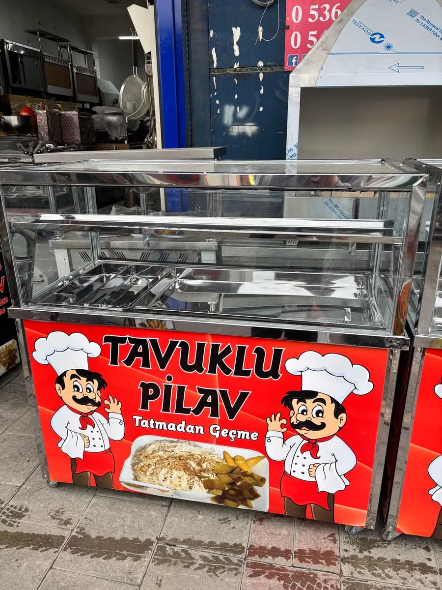 TAVUK PİLAV TEZGAHLARI İSTENİLEN ÖLÇÜDE İMAL EDİLİR