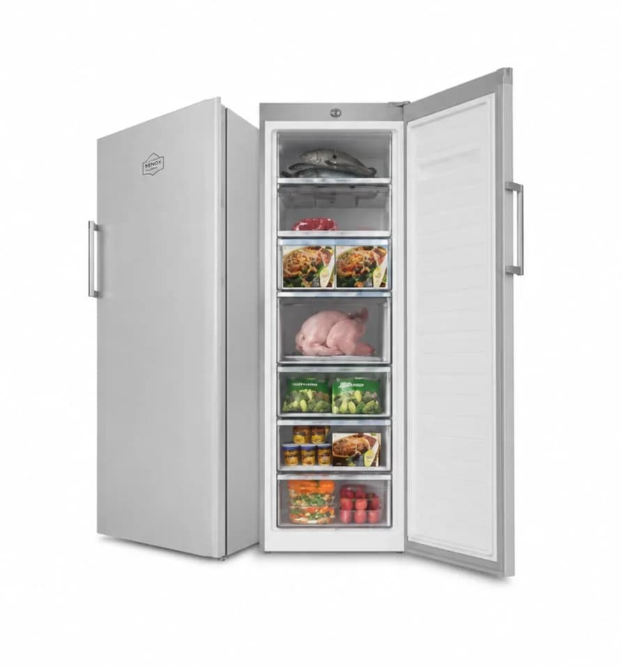 Senox 7300 Fanlı 7 Çekmeceli Derin Dondurucu, Silver