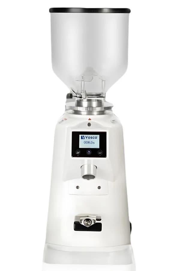 Vosco KD-P50 Dozaj Ayarlı Tam Otomatik Kahve Değirmeni Touch (Beyaz)