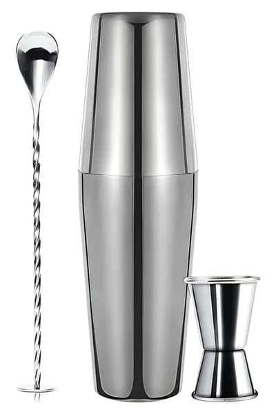 Vosco 3 Parça Avantajlı Kokteyl Set Boston Shaker (750ml)