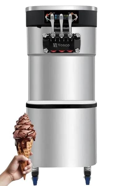 Vosco Pro Soft Dondurma Makinesi (Üç Kollu)
