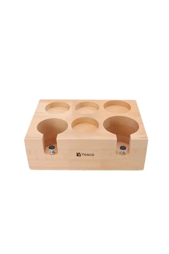 Vosco Macaron 3'lü Mod-6 Ahşap Tamper Set