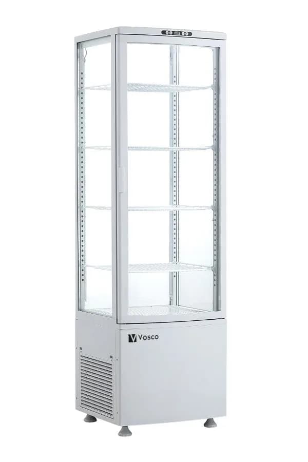 Vosco 235L Dikey Soğutmalı Teşhir Dolabı (Beyaz)