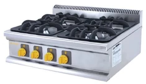 LGC-7030 Set Üstü Gazlı Ocak, Dört Açık Ateş