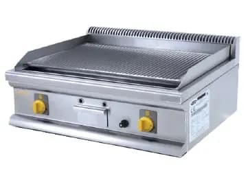 LGG-7030R Set Ustu Gazlı Nervurlu Izgara