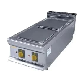 MEC-910 Set Üstü Elektrikli Ocak, İki Kare Pleytli