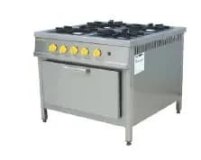 MGR-930 Gazlı Kuzine, Dört Açık Ateş + 1 Fırın