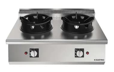 EGW-6030 2 Brülörlü Gazlı Wok Ocak