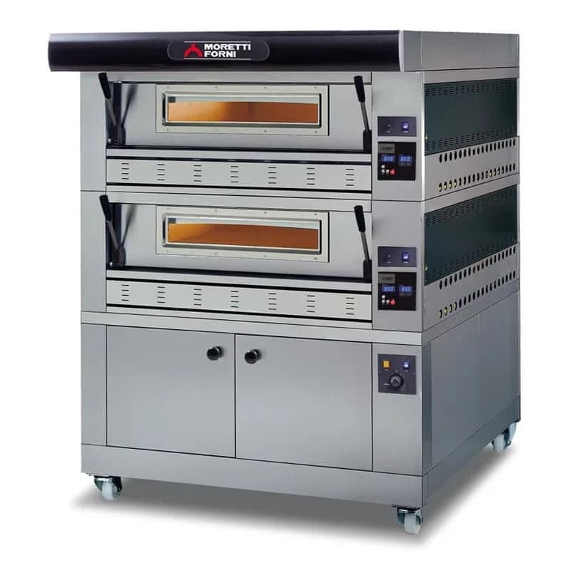 P110GC/2B Elektronik Kontrollü Gazlı Pasta Börek/ Pizza Fırını - Çift Katlı
