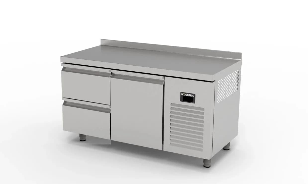 TPS-62-2D Tezgah Tip 2 Kapılı Snack Buzdolabı- 2 Çekmeceli + 1 Kapılı
